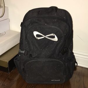 BLACK NFINTY SPARKLE BACKPACK